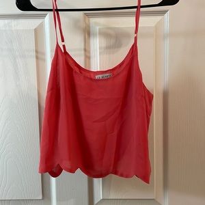 Pacsun scalloped crop top